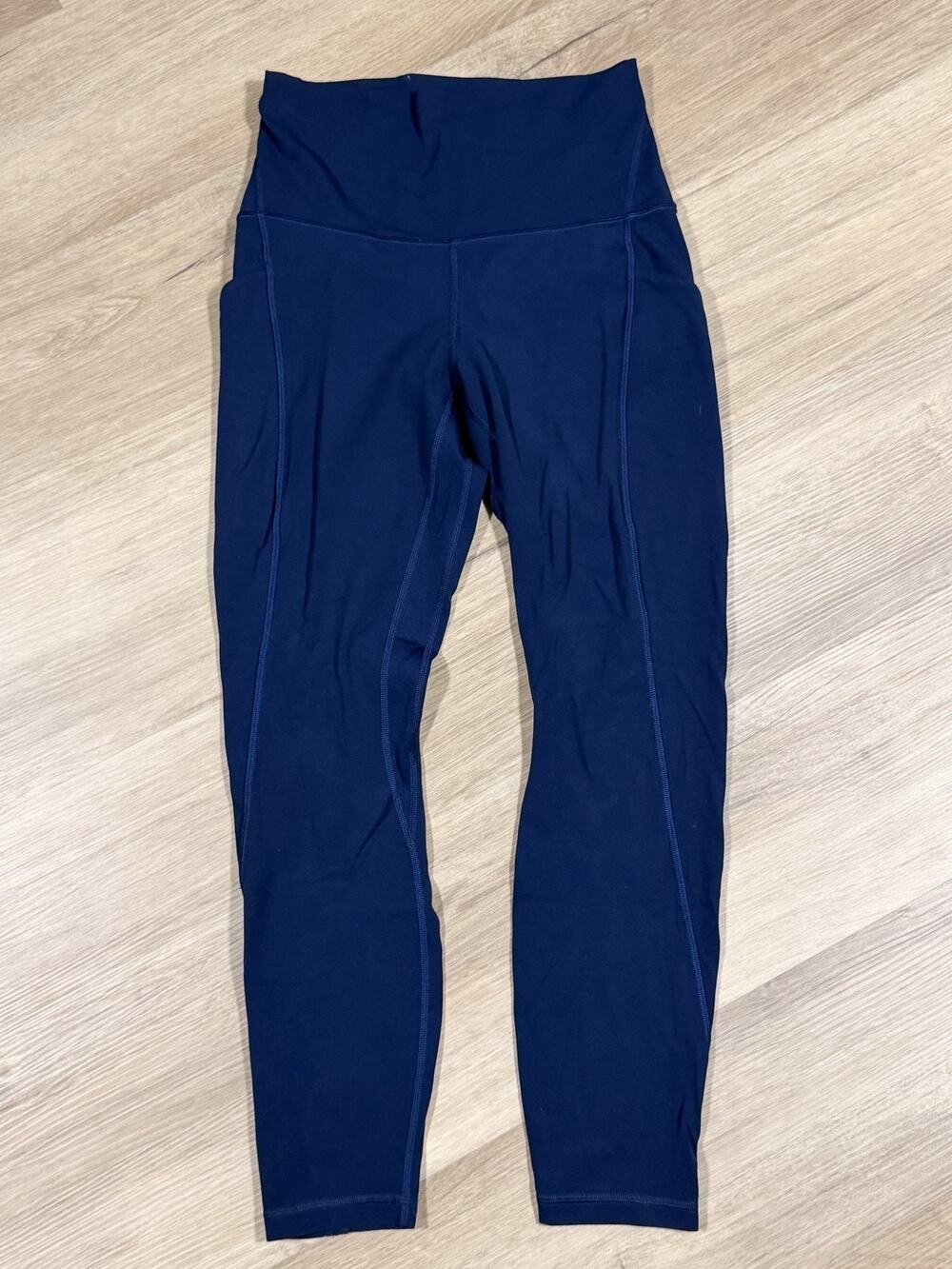 Lululemon Align High-Rise Pant 25 Pockets Womens Size 6 Navy LW5DCES